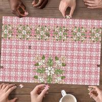 Akala Hamele Hawai'i Palaka Squares Maile Leaf Puzzle Flowers Hawaiian Quilt Patterns LT9 - Polynesian Pride