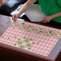 Akala Hamele Hawai'i Palaka Squares Maile Leaf Puzzle Flowers Hawaiian Quilt Patterns LT9 - Polynesian Pride