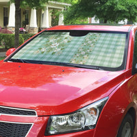 Liko Kukui Hawai'i Palaka Squares Maile Leaf Auto Sun Shade Flowers Hawaiian Quilt Patterns LT9 - Polynesian Pride