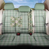 Liko Kukui Hawai'i Palaka Squares Maile Leaf Back Car Seat Cover Flowers Hawaiian Quilt Patterns LT9 One Size Sage Green - Polynesian Pride