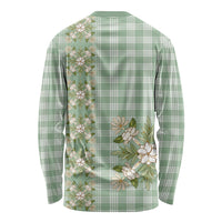 Liko Kukui Hawai'i Palaka Squares Maile Leaf Long Sleeve Shirt Flowers Hawaiian Quilt Patterns LT9 - Polynesian Pride