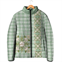 Liko Kukui Hawai'i Palaka Squares Maile Leaf Padded Jacket Flowers Hawaiian Quilt Patterns LT9 - Polynesian Pride