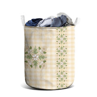 Melemele Ahiahia Hawai'i Palaka Squares Maile Leaf Laundry Basket Flowers Hawaiian Quilt Patterns LT9 - Polynesian Pride