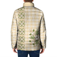 Melemele Ahiahia Hawai'i Palaka Squares Maile Leaf Padded Jacket Flowers Hawaiian Quilt Patterns LT9 - Polynesian Pride