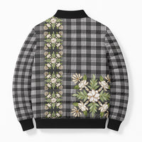 Pauli Hawai'i Palaka Squares Maile Leaf Bomber Puffer Jacket Flowers Hawaiian Quilt Patterns LT9 - Polynesian Pride