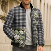 Pauli Hawai'i Palaka Squares Maile Leaf Bomber Puffer Jacket Flowers Hawaiian Quilt Patterns LT9 - Polynesian Pride