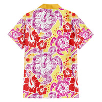 Palaka with Honu and Hibiscus Hawaiian Shirt Hawaiian Heritage Spirit - Polynesian Pride