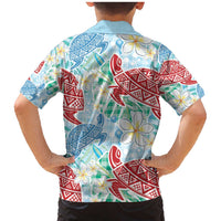 Palaka with Honu and Plumeria Family Matching Mermaid Dress and Hawaiian Shirt Hawaiian Heritage Spirit LT9 - Polynesian Pride