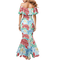 Palaka with Honu and Plumeria Family Matching Mermaid Dress and Hawaiian Shirt Hawaiian Heritage Spirit LT9 - Polynesian Pride