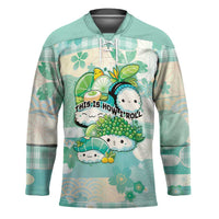 Personalized Japanese Kawaii Sushi Hockey Jersey Green Wagara Palaka This Is How I Roll