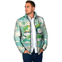Personalized Japanese Kawaii Sushi Padded Jacket Green Wagara Palaka This Is How I Roll
