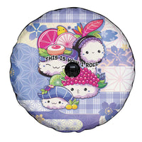 Japanese Kawaii Sushi Spare Tire Cover Blue Wagara Palaka This Is How I Roll