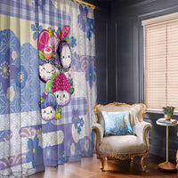 Japanese Kawaii Sushi Window Curtain Blue Wagara Palaka This Is How I Roll