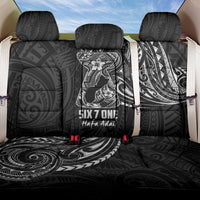 Black Guam Latte Stone Tribal Tattoo Back Car Seat Cover Hafa Adai Six 7 One