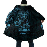 Blue Guam Latte Stone Tribal Tattoo Cloak Hafa Adai Six 7 One - Polynesian Pride