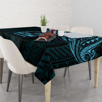 Blue Guam Latte Stone Tribal Tattoo Tablecloth Hafa Adai Six 7 One LT9 - Polynesian Pride