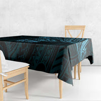 Blue Guam Latte Stone Tribal Tattoo Tablecloth Hafa Adai Six 7 One LT9 - Polynesian Pride