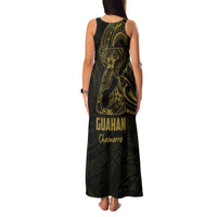 Gold Guam Latte Stone Tribal Tattoo Family Matching Tank Maxi Dress and Hawaiian Shirt Hafa Adai Six 7 One LT9 - Polynesian Pride