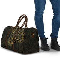 Gold Guam Latte Stone Tribal Tattoo Travel Bag Hafa Adai Six 7 One - Polynesian Pride