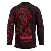 Oxblood Guam Latte Stone Tribal Tattoo Hockey Jersey Hafa Adai Six 7 One LT9 - Polynesian Pride