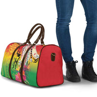 Vanuatu 45th Anniversary Travel Bag Polynesian with Sand Drawing Pattern - Polynesian Pride