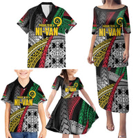 Vanuatu Proud to be Ni-van Personalised Family Matching Puletasi and Hawaiian Shirt with Mutis En Atan Patterns LT9 - Polynesian Pride