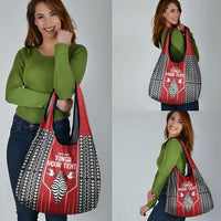 Custom Tonga Rugby Grocery Bag Mate Maa Kupesi Style
