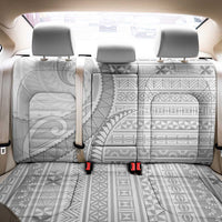 Tokelau White Sunday Back Car Seat Cover Lotu Tamaiti Ngatu Tokelau Feletoa Manulua LT9 - Polynesian Pride