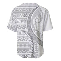 Tokelau White Sunday Baseball Jersey Lotu Tamaiti Ngatu Tokelau Feletoa Manulua LT9 - Polynesian Pride