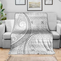 Tokelau White Sunday Blanket Lotu Tamaiti Ngatu Tokelau Feletoa Manulua LT9 - Polynesian Pride