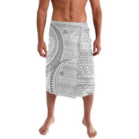 Tokelau White Sunday Lavalava Lotu Tamaiti Ngatu Tokelau Feletoa Manulua LT9 White - Polynesian Pride