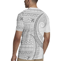 Tokelau White Sunday Rugby Jersey Lotu Tamaiti Ngatu Tokelau Feletoa Manulua LT9 - Polynesian Pride