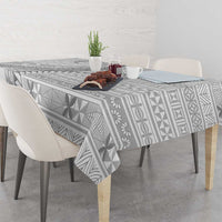 Tokelau White Sunday Tablecloth Lotu Tamaiti Ngatu Tokelau Feletoa Manulua LT9 - Polynesian Pride