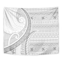 Tokelau White Sunday Tapestry Lotu Tamaiti Ngatu Tokelau Feletoa Manulua LT9 - Polynesian Pride