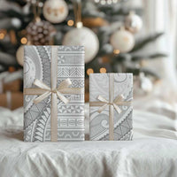 Tokelau White Sunday Wrapping Paper Lotu Tamaiti Ngatu Tokelau Feletoa Manulua LT9 - Polynesian Pride