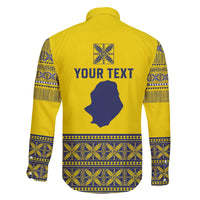 Niue Crab Personalised Family Matching Off The Shoulder Long Sleeve Dress and Hawaiian Shirt Niuean Hiapo Pattern LT9 - Polynesian Pride