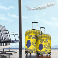 Niue Crab Personalised Luggage Cover Niuean Hiapo Pattern - Polynesian Pride