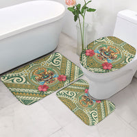 Hawaii Tiki Mask Bathroom Set Mele Kalikimaka i Iulai!