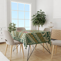Hawaii Tiki Mask Tablecloth Mele Kalikimaka i Iulai!