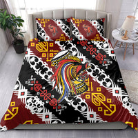 Papua New Guinea Bird Drum Bedding Set Papuan Batik Motif LT9 - Polynesian Pride