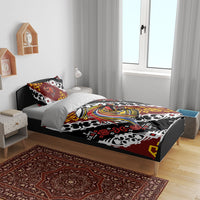 Papua New Guinea Bird Drum Bedding Set Papuan Batik Motif LT9 - Polynesian Pride
