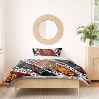 Papua New Guinea Bird Drum Bedding Set Papuan Batik Motif LT9 - Polynesian Pride