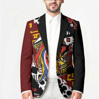 Personalised Papua New Guinea Bird Drum Blazer Papuan Batik Motif LT9 - Polynesian Pride