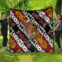 Papua New Guinea Bird Drum Quilt Papuan Batik Motif LT9 - Polynesian Pride