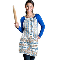 Papua New Guinea Bird Ethnic Apron Papuan Batik Inspired Pattern LT9 - Polynesian Pride