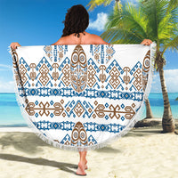 Papua New Guinea Bird Ethnic Beach Blanket Papuan Batik Inspired Pattern LT9 - Polynesian Pride