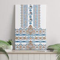 Papua New Guinea Bird Ethnic Canvas Wall Art Papuan Batik Inspired Pattern LT9 - Polynesian Pride
