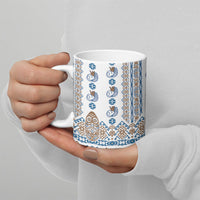 Papua New Guinea Bird Ethnic Ceramic Mug Papuan Batik Inspired Pattern LT9 - Polynesian Pride