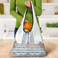 Papua New Guinea Bird Ethnic Grocery Bag Papuan Batik Inspired Pattern LT9 - Polynesian Pride