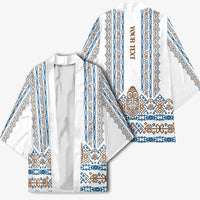 Personalised Papua New Guinea Bird Ethnic Kimono Papuan Batik Inspired Pattern LT9 - Polynesian Pride